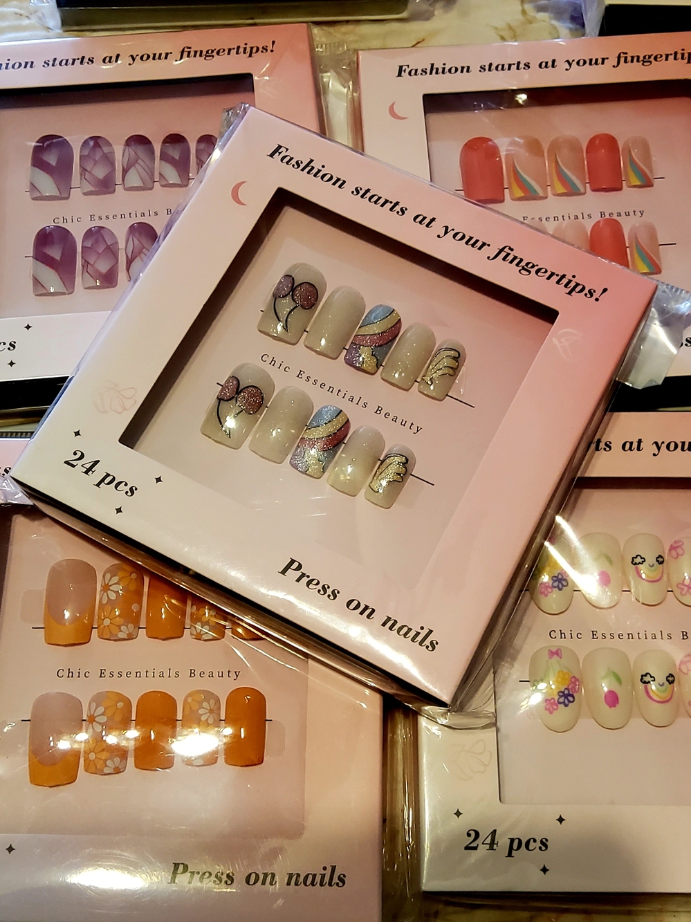 5 Boxs Press-On Nails —